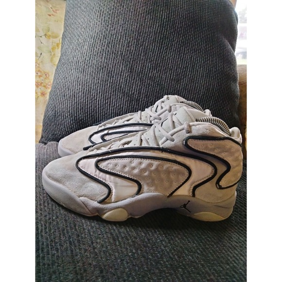 Nike Shoes Youth 6.5Y/W8 Air Jordan OG Neutral‎ Tech Cement/Black 133000-002 - Picture 1 of 8